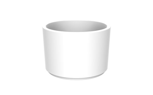 Elegancki mini pucharek 65 ml Zmywarka SAN biały