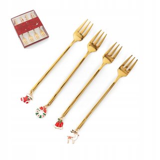 Widelczyki świąteczne Homla 4 sztuki
