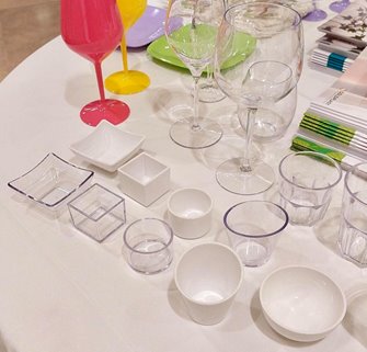 Elegancki mini pucharek 65 ml Zmywarka SAN biały