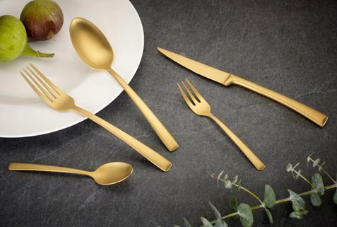 Komplet sztućców złotych Echtwerk 20 el/ 4 os