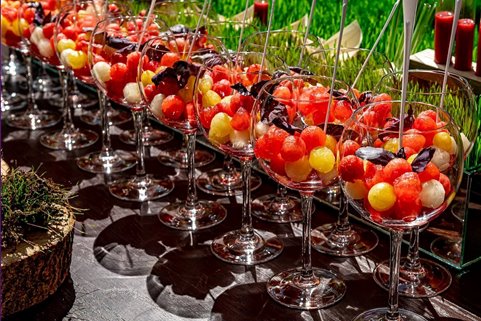 Kieliszek plastikowy do aperol pomarańczowy 550 ml