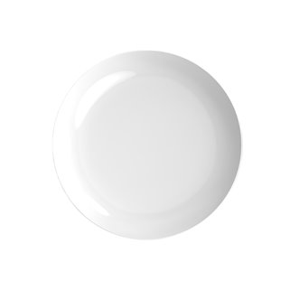 Talerz obiadowy plastikowy PREMIUM Zmywarka biały