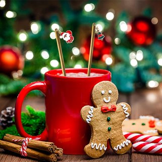 łyżeczki złote z zawieszkami 4 szt