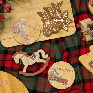 Obrus w kratę Tartan święta Bawełna Świąteczny130x180 bawełniany Homla