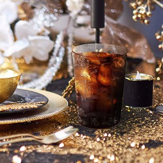 Kubki wielorazowe złote 10 szt