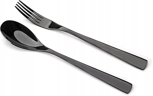 Sztućce Otto Koning czarne 20 el / 4 os