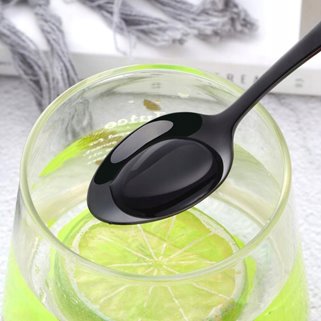 Łyżeczki czarne 12 sztuk