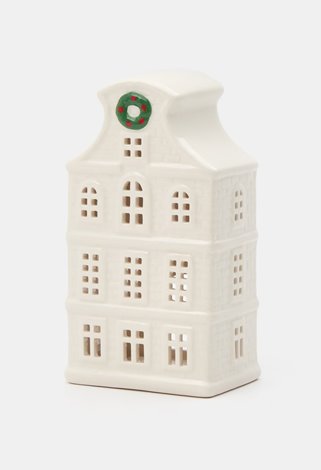 Domek biały dekoracyjny  WYSOKI