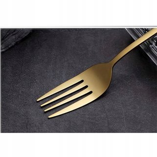 Złoty widelec do wędliny