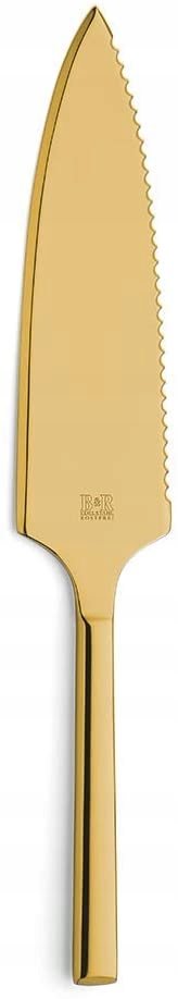 Złota łopatka do ciasta z nożem