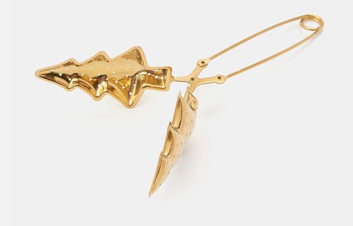 Złoty zaparzacz choinka