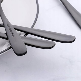 Widelczyki czarne 8 sztuk