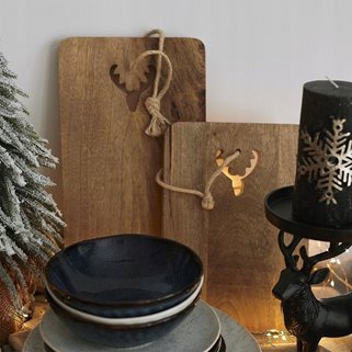 Deska REINDEER dekoracyjna 38x19 cm