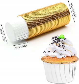 Foremki do pieczenia muffinek 10 szt