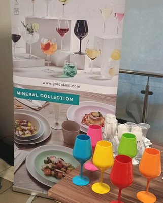 Kieliszek Zielony plastikowy wielorazowy zmywarka