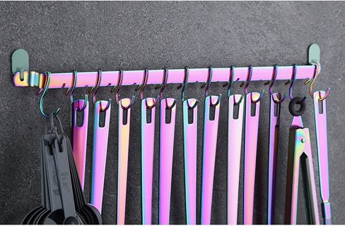 Zestaw przyborów kuchennych opalizujący 37 el