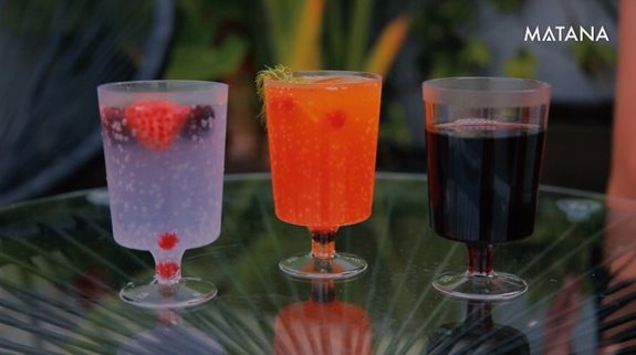 Kieliszki wielorazowe 10 sztuk na wesele poprawiny