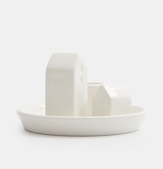 Świecznik z domkami