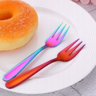 Widelczyki kolorowe 8 sztuk