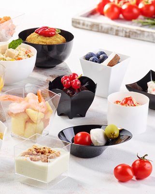 Elegancki mini pucharek 65 ml Zmywarka SAN biały