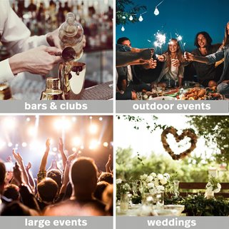 Różowe talerze wielorazowe zestaw 10 sztuk deserowe