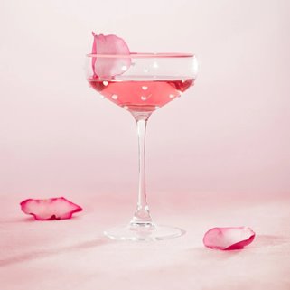 Kieliszki do martini w serduszka przezroczysty 200ml 1 szt.