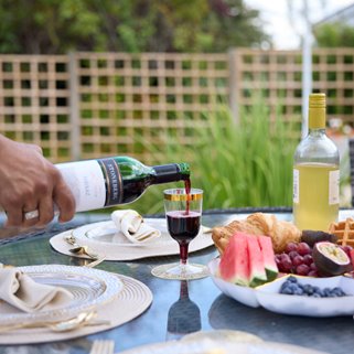 Kieliszki do wina wielorazowe złote 10 szt