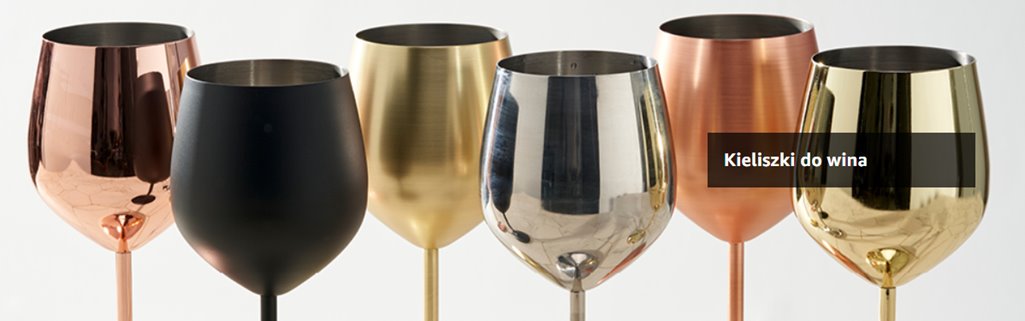 Złote nietłukące kieliszki do wina 4 sztuki