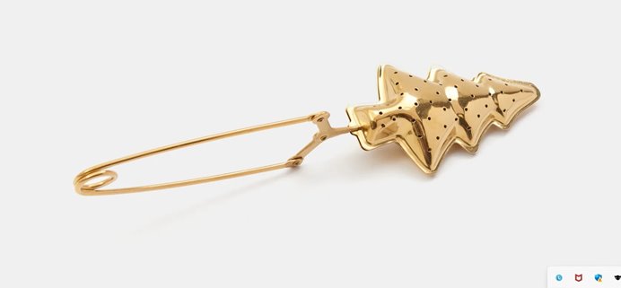 Złoty zaparzacz choinka