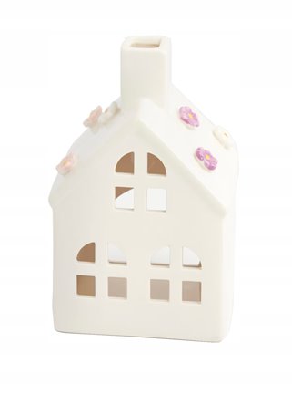 Domek ceramiczny na tealight 16 cm