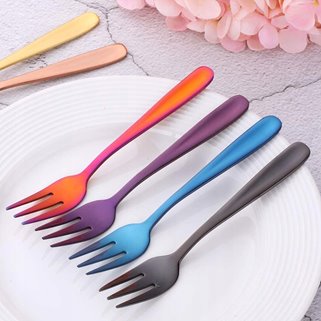 Widelczyki kolorowe 8 sztuk