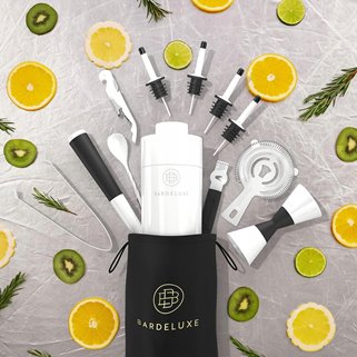 Zestaw barmański biały 12 elementów