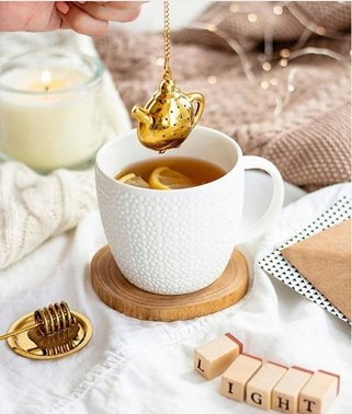 Zaparzacz do herbaty Homla złoty