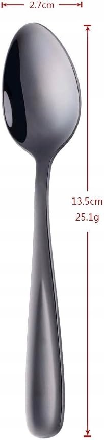 Łyżeczki czarne 12 sztuk