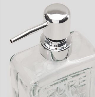 Dozownik na mydło przezroczysty