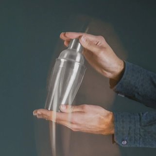 Shaker srebrny VacuVin 0,5L