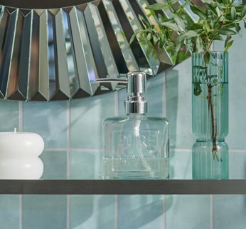 Dozownik na mydło przezroczysty