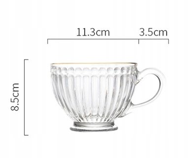 Filiżanka  360 ml złota