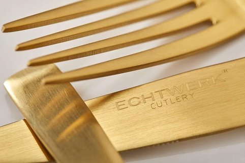 Komplet sztućców złotych Echtwerk 20 el/ 4 os