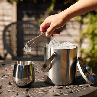 Wiaderko na lód ze szczypcami