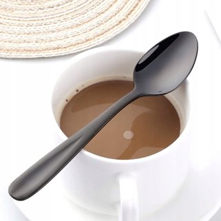 Łyżeczki czarne 12 sztuk