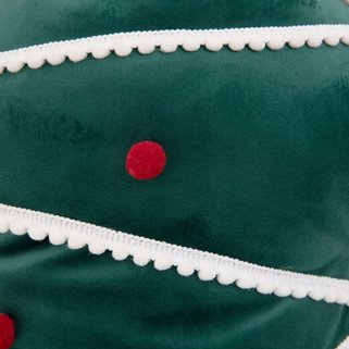 Poduszka świąteczna MEDBY w kształcie choinki 38x43 cm święta choinka