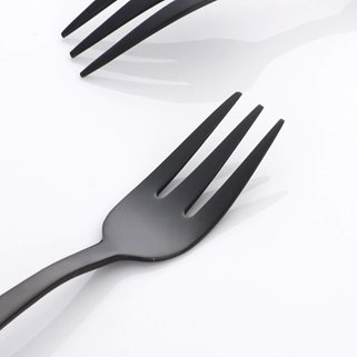 Czarne widelczyki 12 sztuk