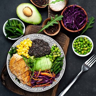 Talerze wielorazowe głębokie srebrne 10 sztuk