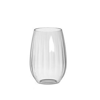 Szklanka ryflowana z tworzywa HoReCa premium