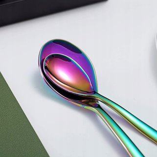 Sztućce opalizujące 30 el/ 6os