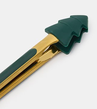 Złote szczypce do serwowania potraw