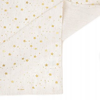 Obrus w złote gwiazdki śliczny 130x180 cm
