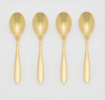 Złote łyżeczki 4 szt