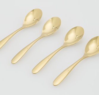 Złote łyżeczki 4 szt